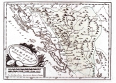 REILLY, FRANZ JOHANN JOSEPH VON: MAP OF THE TURKISH REGION IN DALMATIA